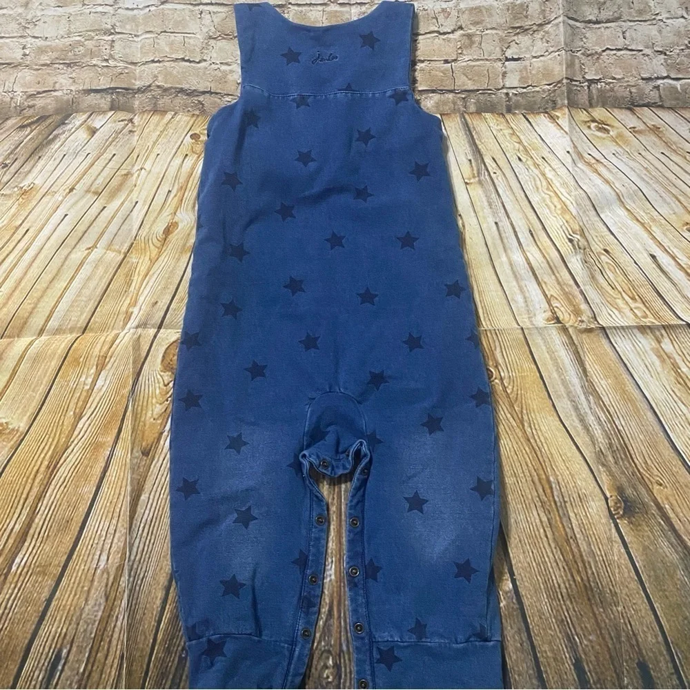 Joules Blue Star Frankie Print Snap Bitton Romper